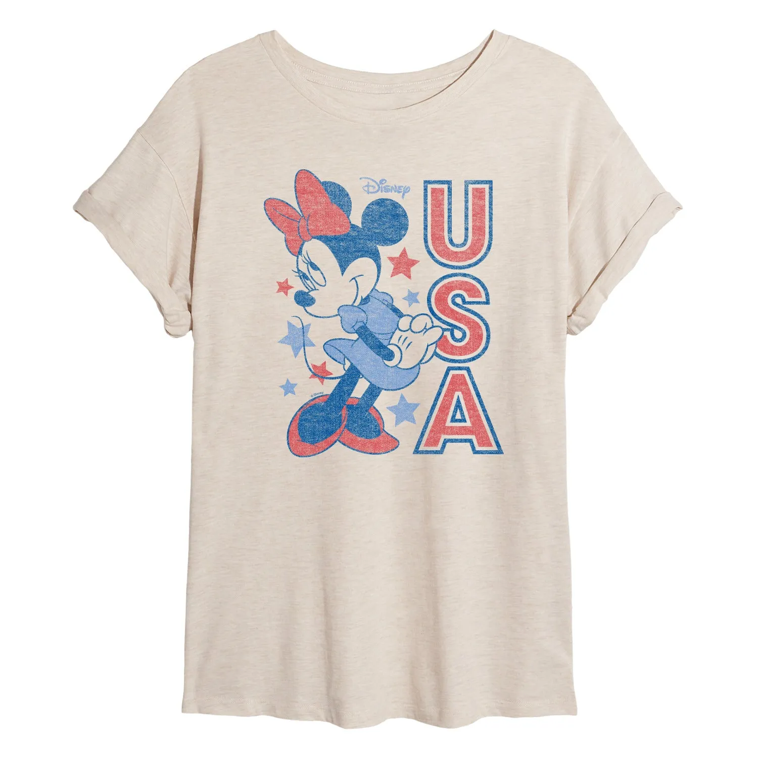 Disney - Minnie USA - Women's Oversized Graphic T-Shirt sold by Zulily product image thumbnail 2