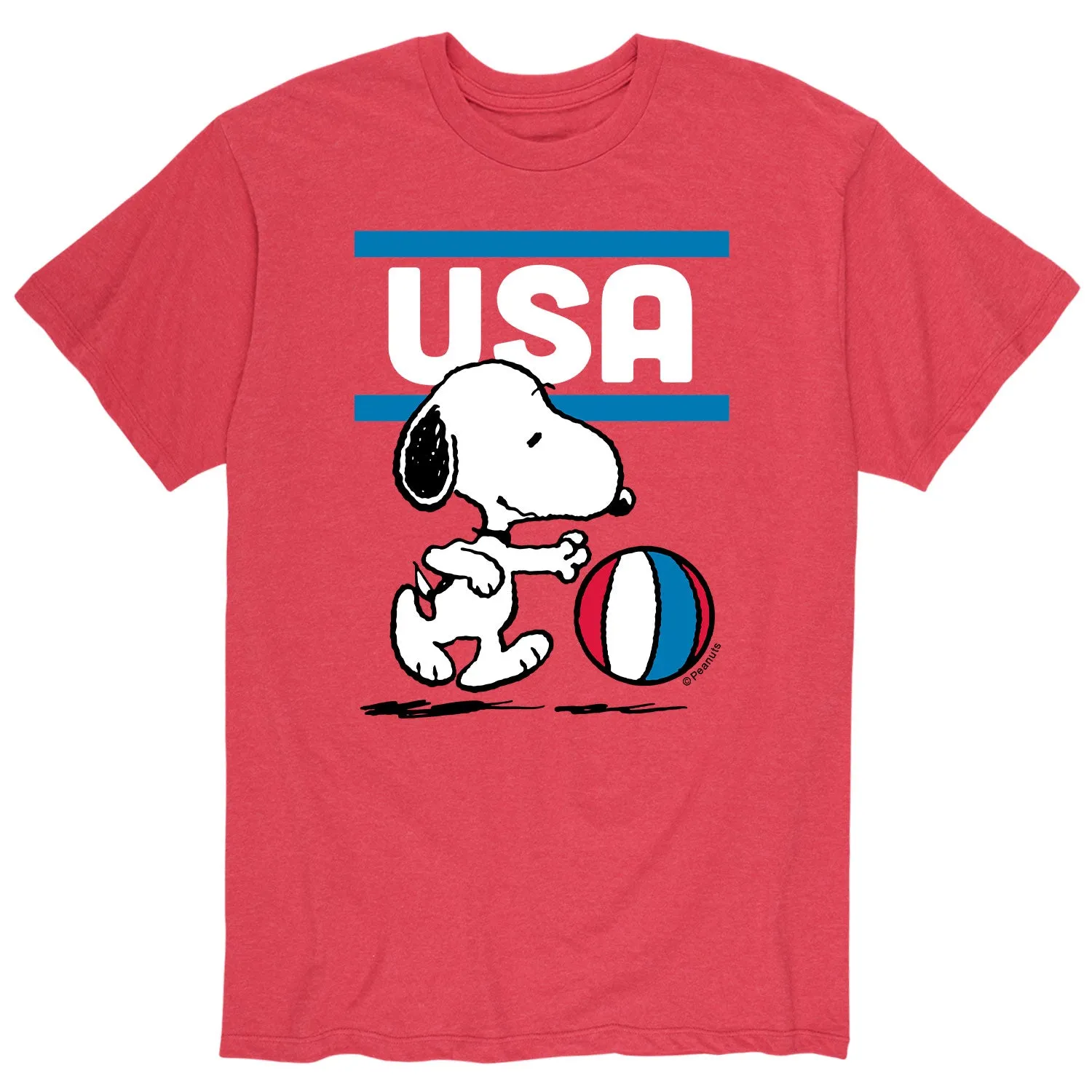 Peanuts - USA Basketball - Men's Short Sleeve Graphic T-Shirt sold by Zulily