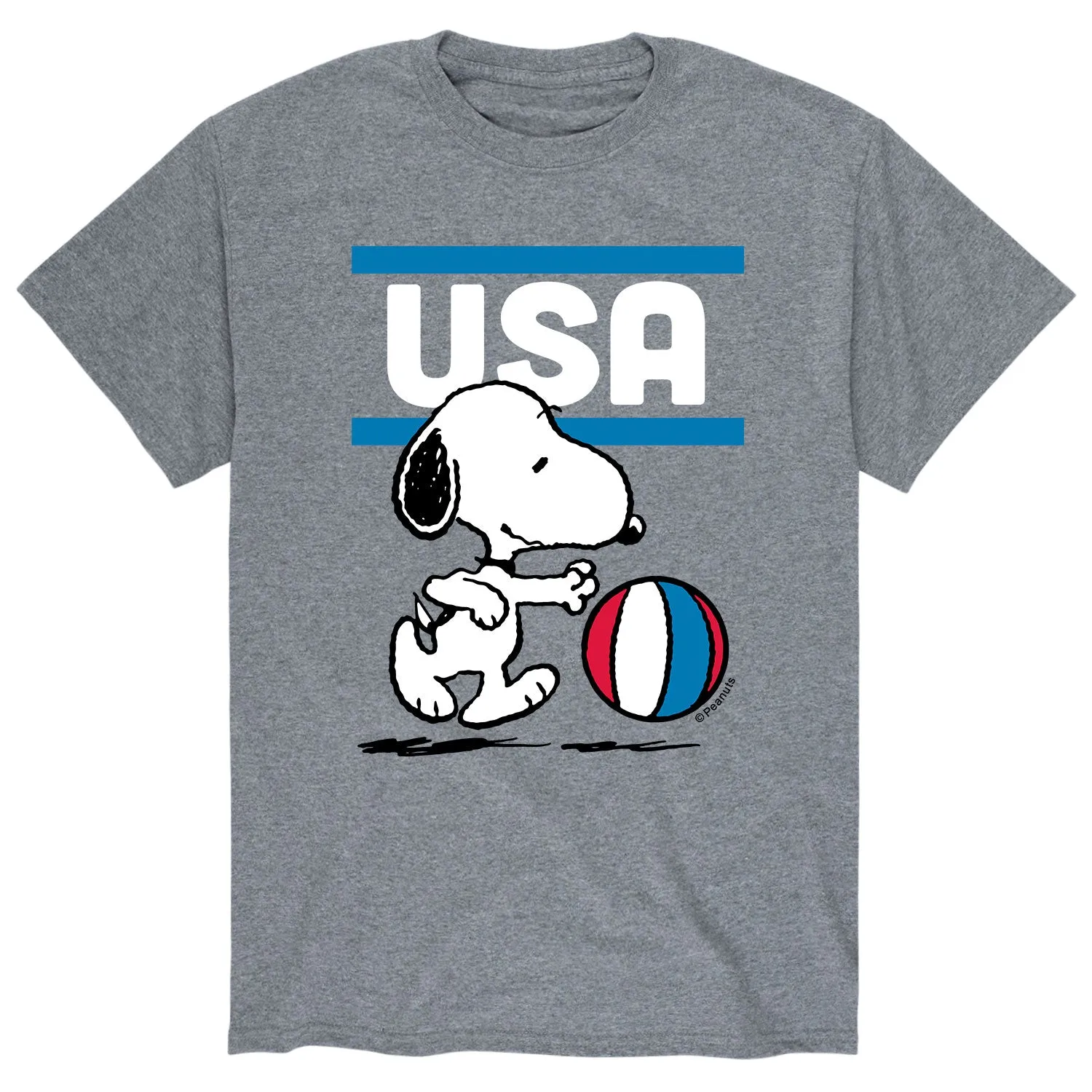 Peanuts - USA Basketball - Men's Short Sleeve Graphic T-Shirt sold by Zulily product image thumbnail 2