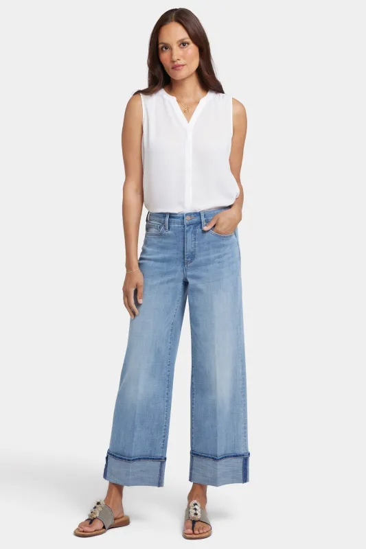 NYDJ Teresa Wide Leg 4" Cuff Jeans sold by Zulily