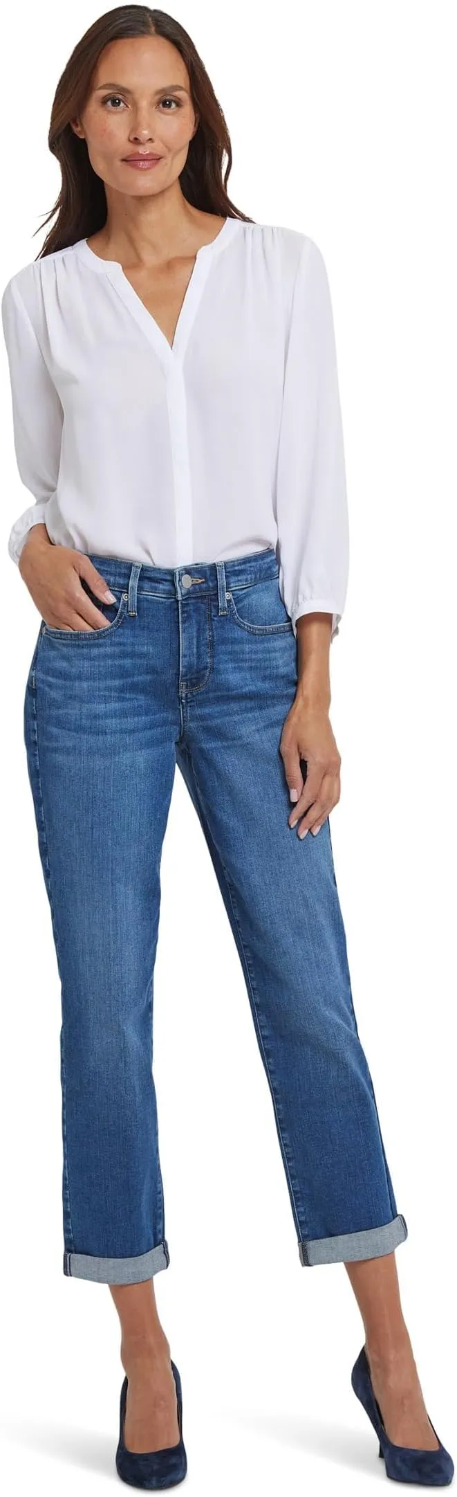 NYDJ Margot Girlfriend Jeans sold by Zulily