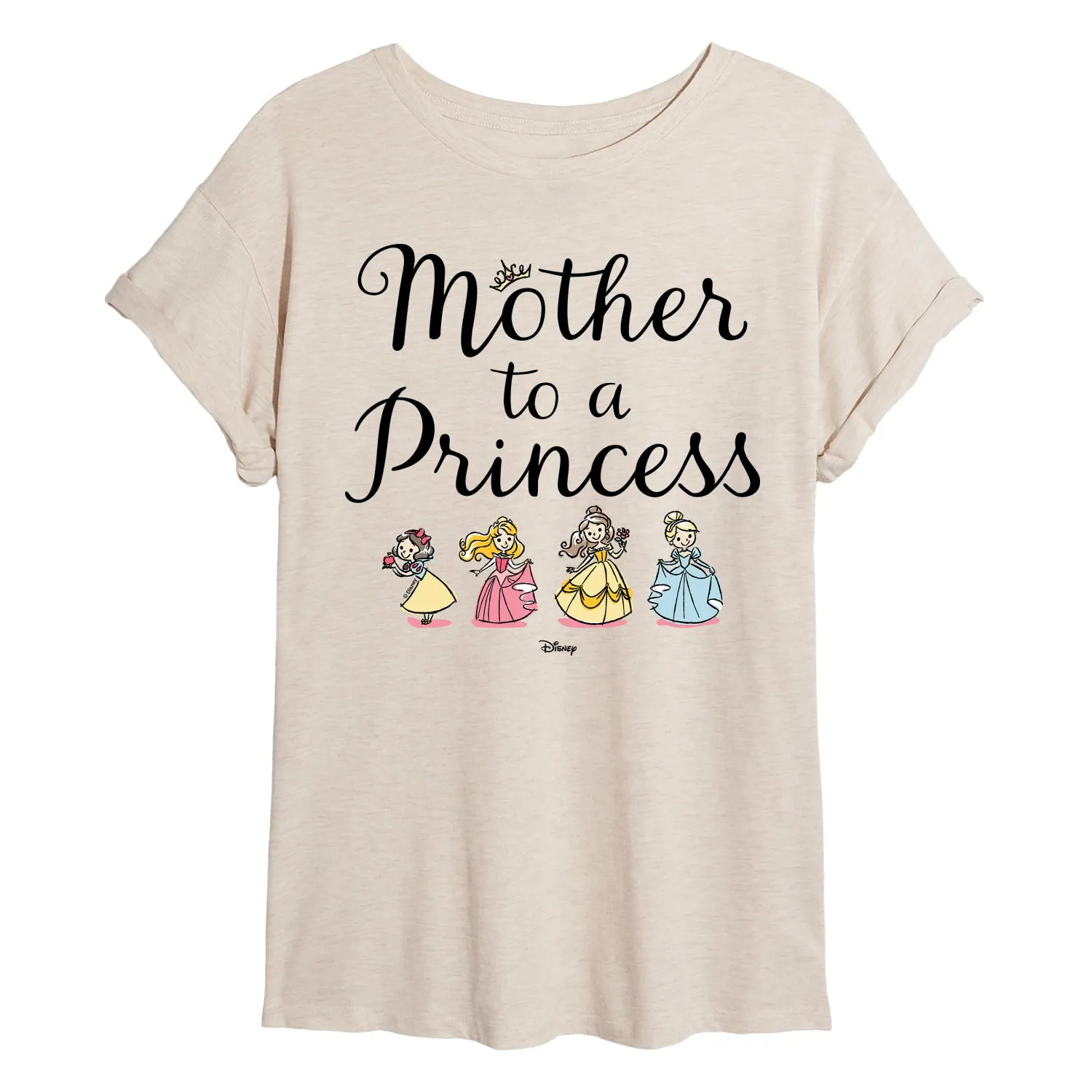 Disney Princess - Mother to a Princess - Juniors Oversized Graphic T-Shirt sold by Zulily product image thumbnail 2
