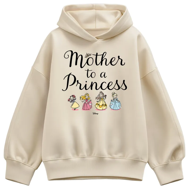 Disney Princess - Mother to a Princess - Women's Oversized Fleece Hoodie Sweatshirt sold by Zulily