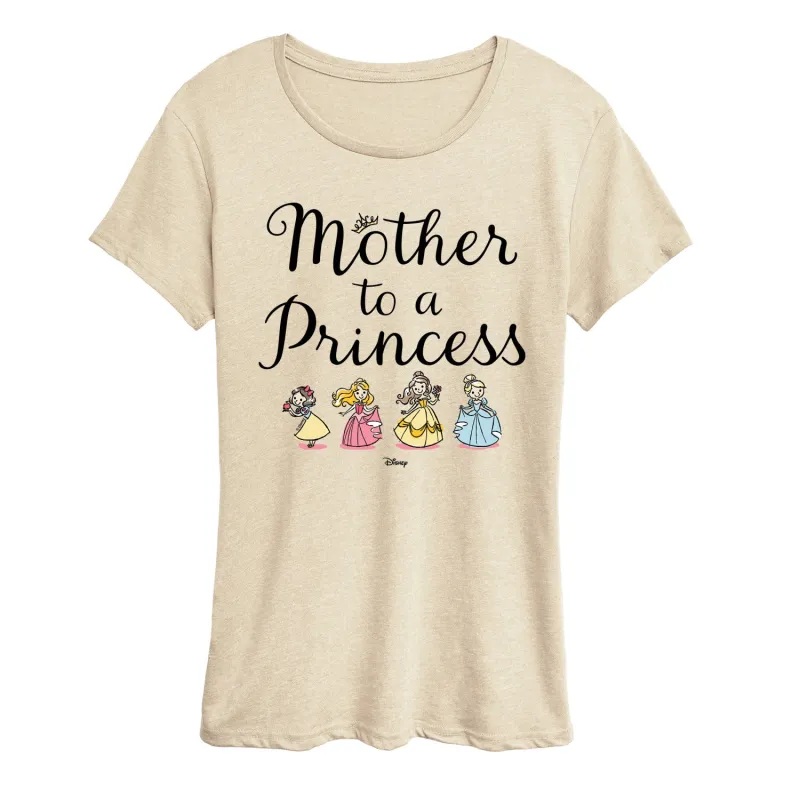 Disney Princess - Mother to a Princess - Women's Short Sleeve Graphic T-Shirt made by Zulily