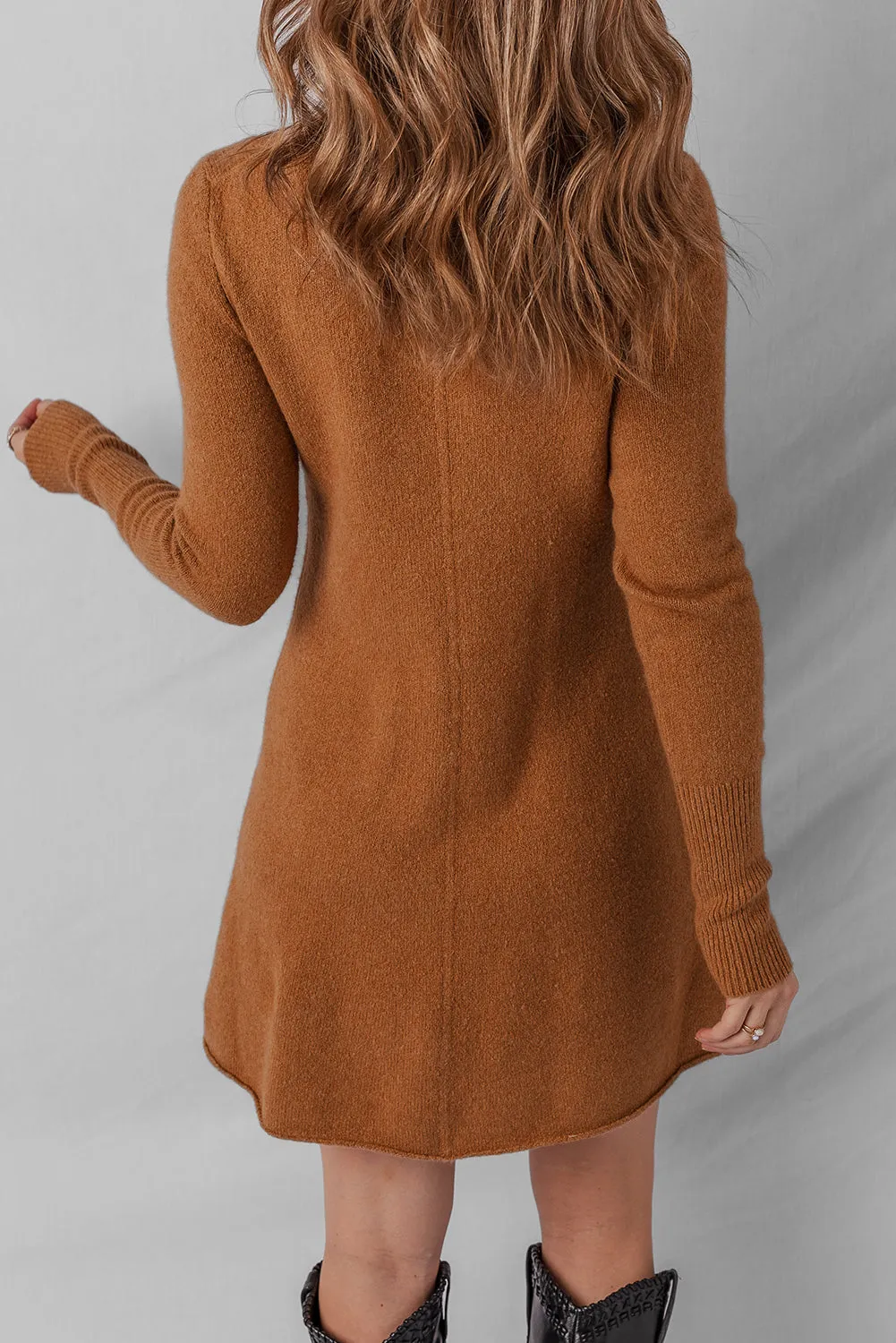 Threaded Pear Madeline Ribbed Mini Sweater Dress sold by Zulily product image thumbnail 2