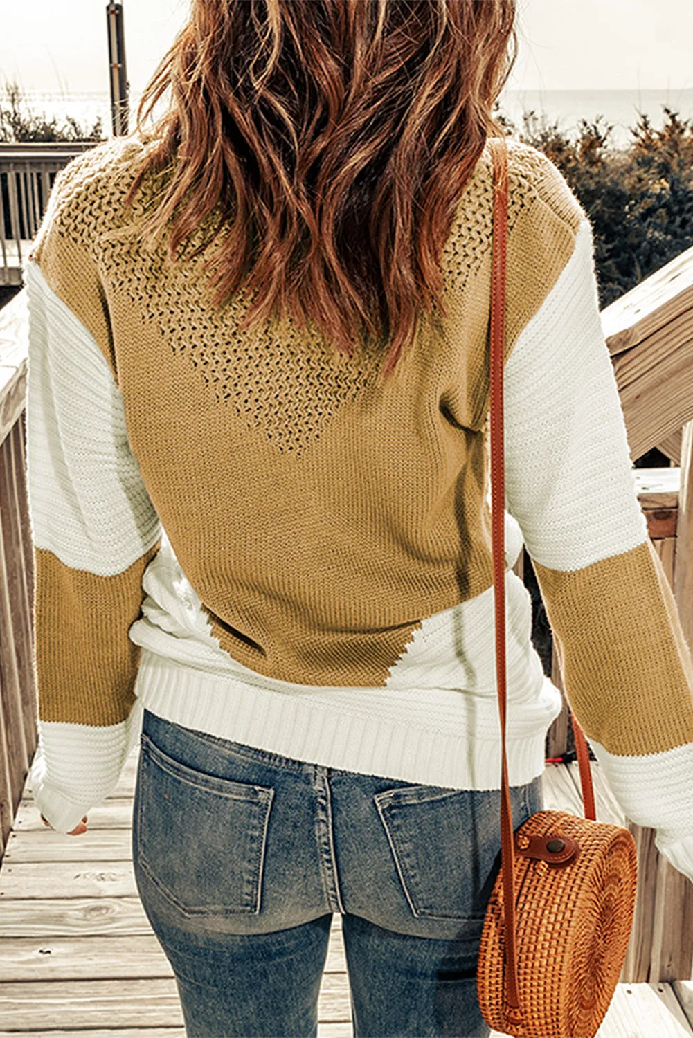 Threaded Pear Avery tone Chevron Pullover Sweater sold by Zulily product image thumbnail 2