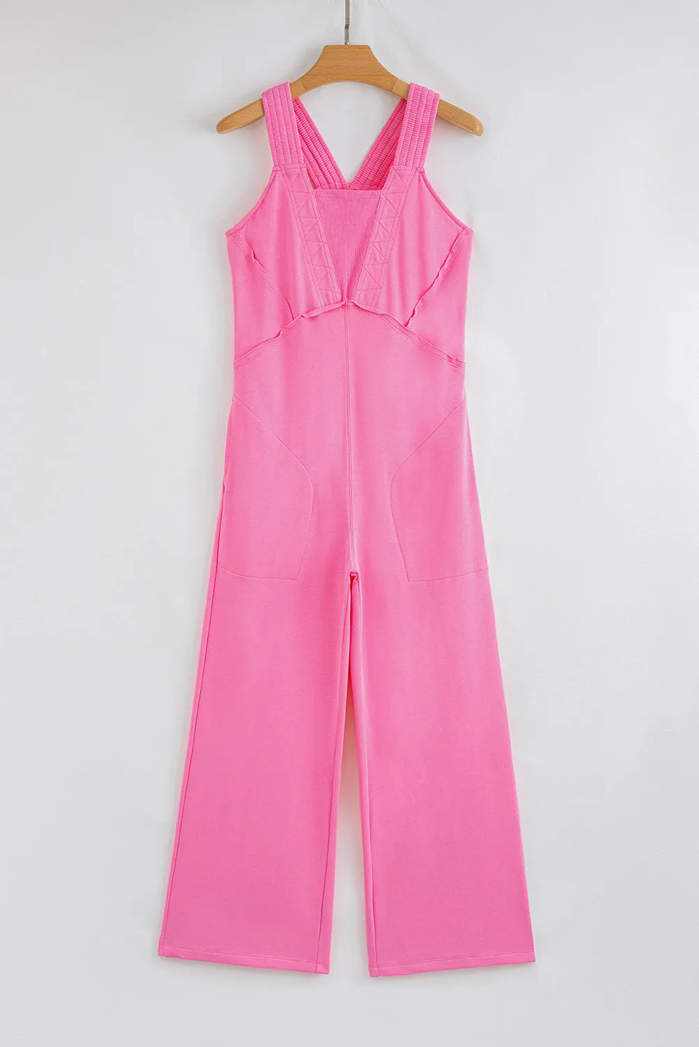 Threaded Pear Scarlett Wide Leg Loose Jumpsuit sold by Zulily product image thumbnail 3