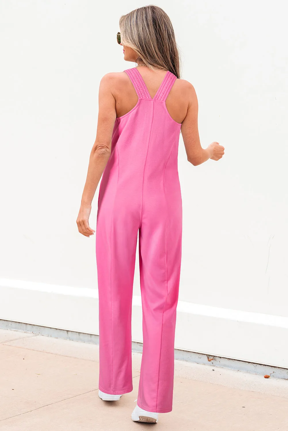 Threaded Pear Scarlett Wide Leg Loose Jumpsuit sold by Zulily product image thumbnail 2