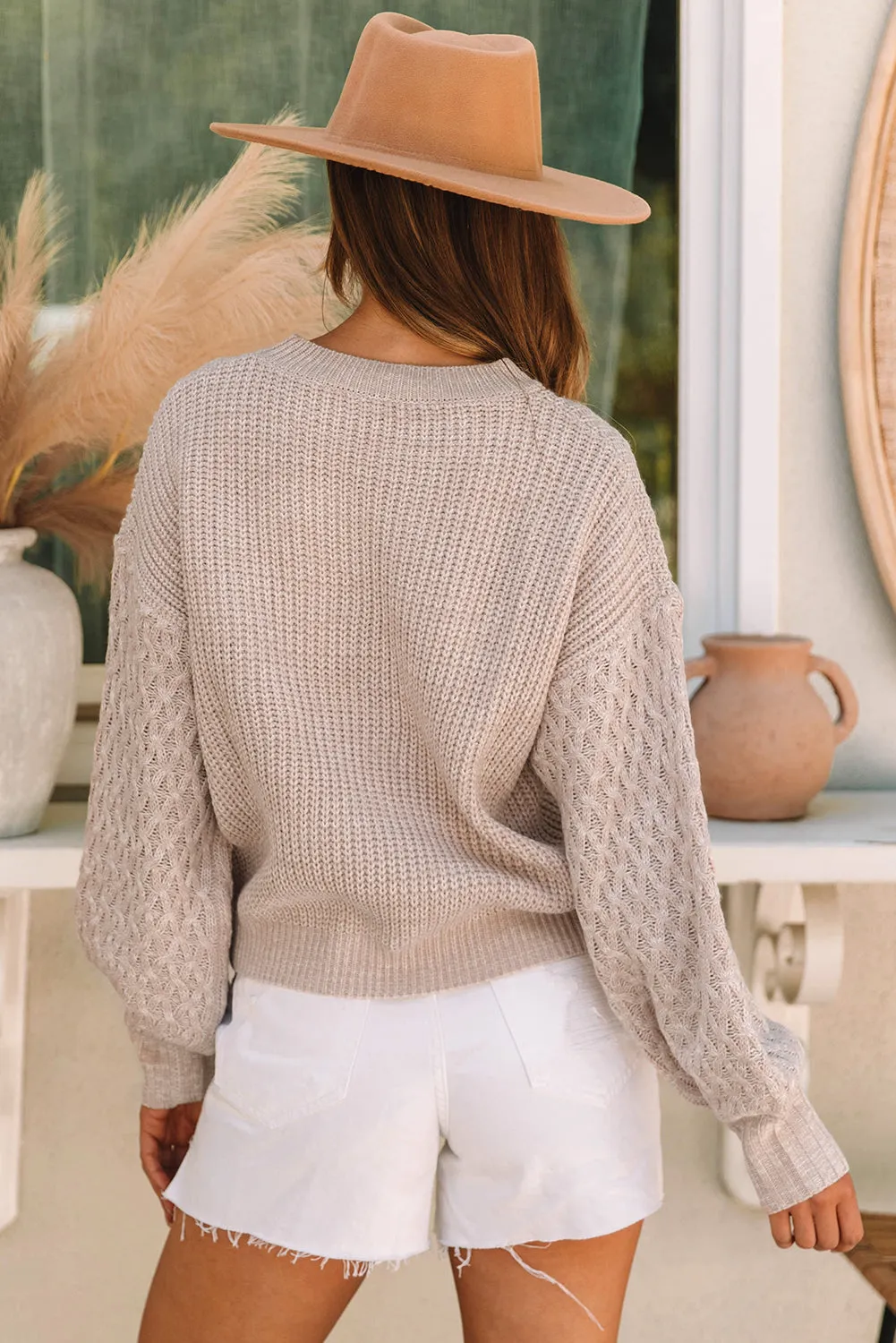 Threaded Pear Scarlett Sleeve Drop Shoulder Sweater sold by Zulily product image thumbnail 2