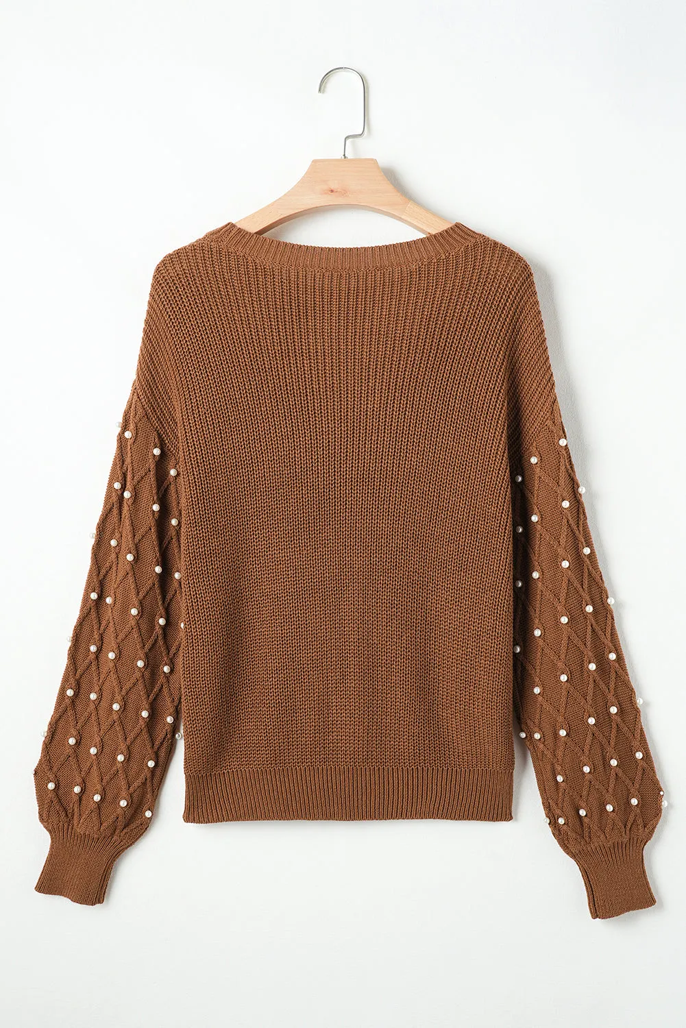 Threaded Pear Evelyn Beaded Drop Shoulder Sweater sold by Zulily product image thumbnail 4