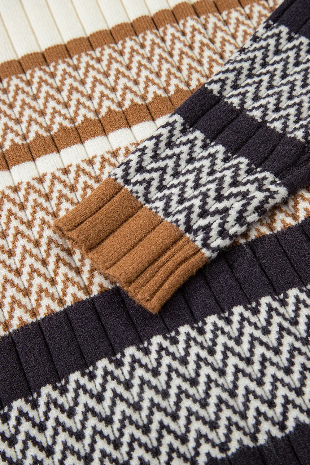 Threaded Pear Avery Ribbed Trim Slim Sweater sold by Zulily product image thumbnail 5