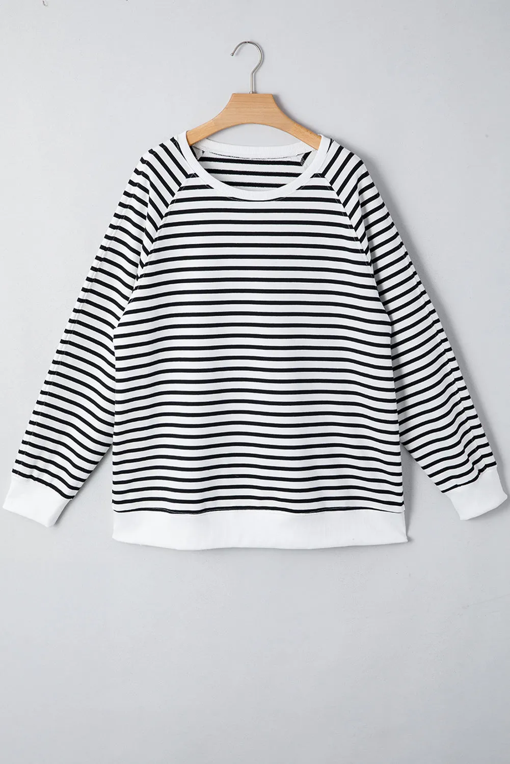 Threaded Pear Amelia Side Slits Loose Sweatshirt sold by Zulily