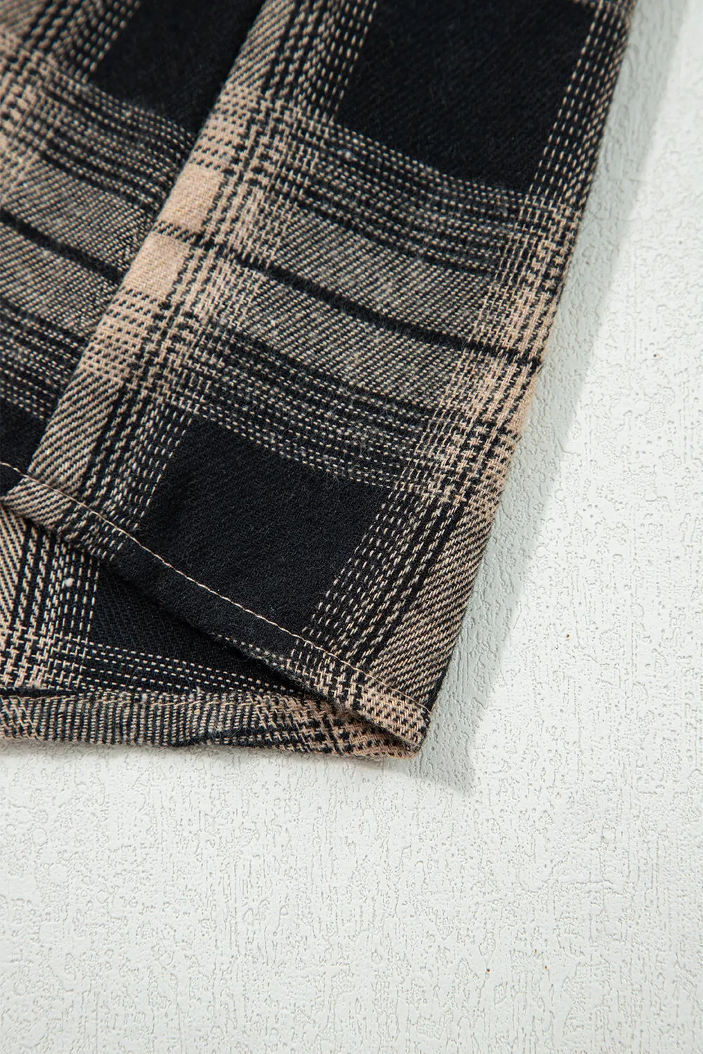 Threaded Pear Meredith Double Flap Brushed Shacket sold by Zulily product image thumbnail 5