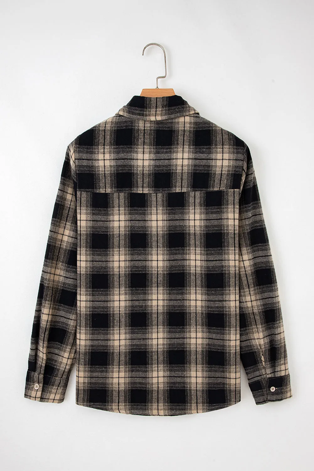 Threaded Pear Meredith Double Flap Brushed Shacket sold by Zulily product image thumbnail 2