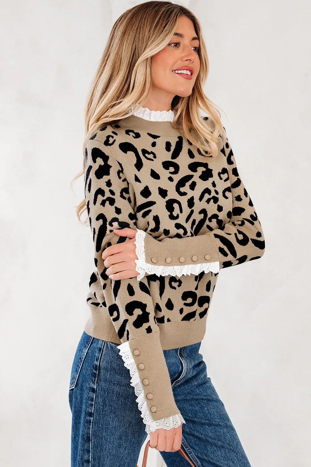 Threaded Pear Amelia Ribbed Detail Cuffed Sweater sold by Zulily product image thumbnail 3