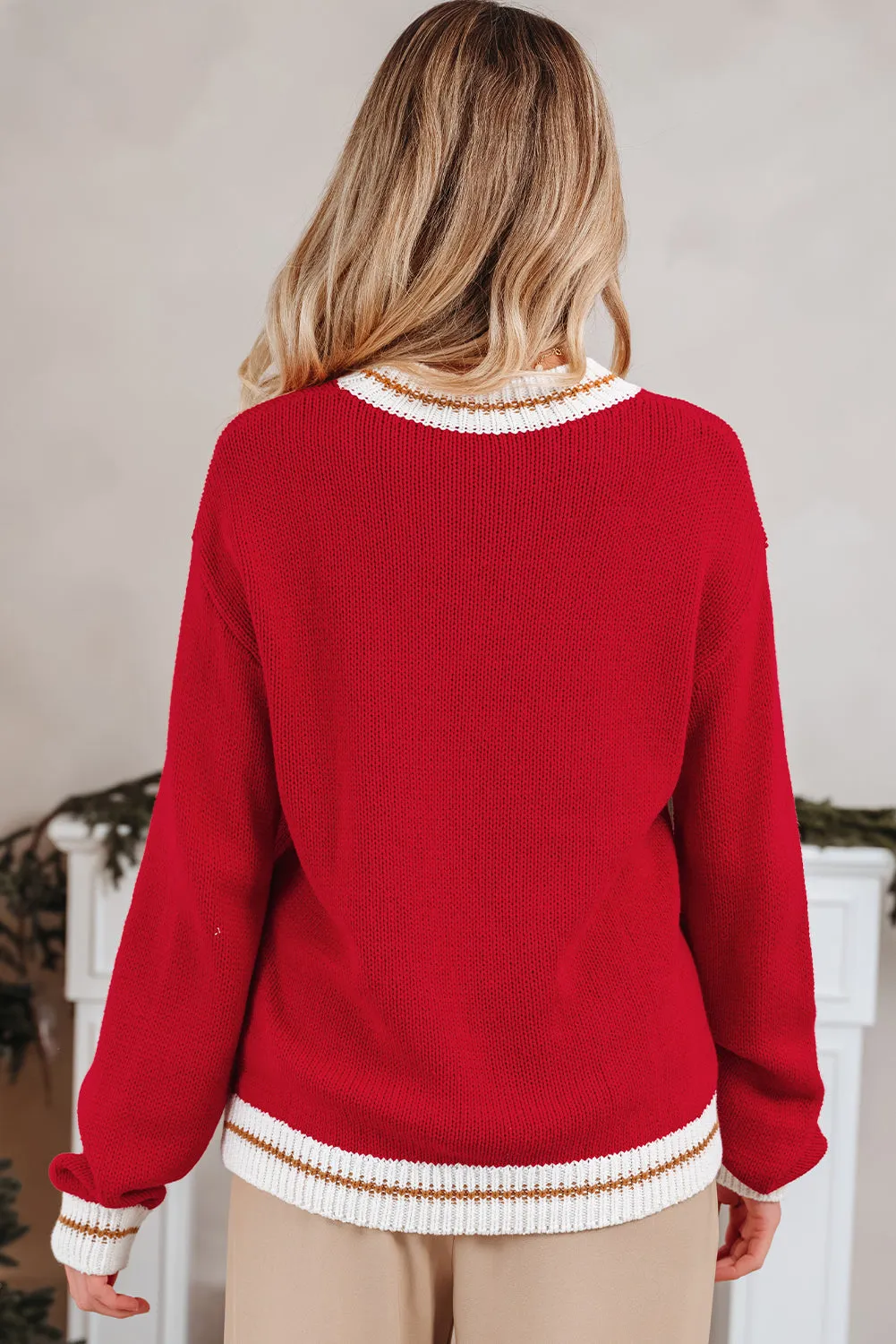 Threaded Pear Ava Drop Shoulder Cozy Sweater sold by Zulily product image thumbnail 2