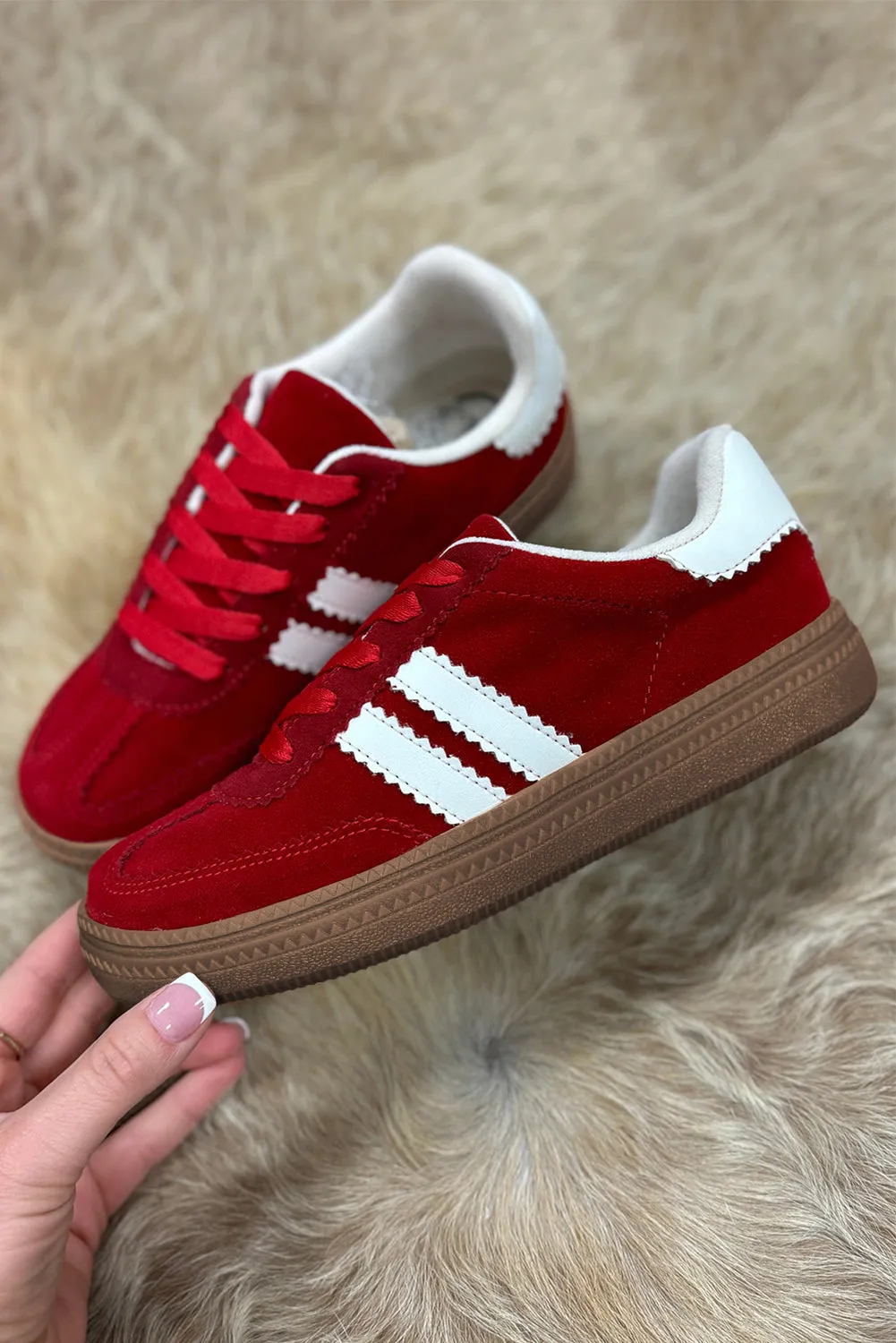 Threaded Pear Harper Lace Up Flat Shoes sold by Zulily product image thumbnail 3