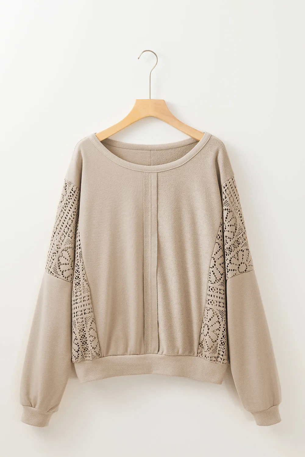 Threaded Pear Rheaissa Seam Ribbed Trim Sweatshirt sold by Zulily product image thumbnail 3