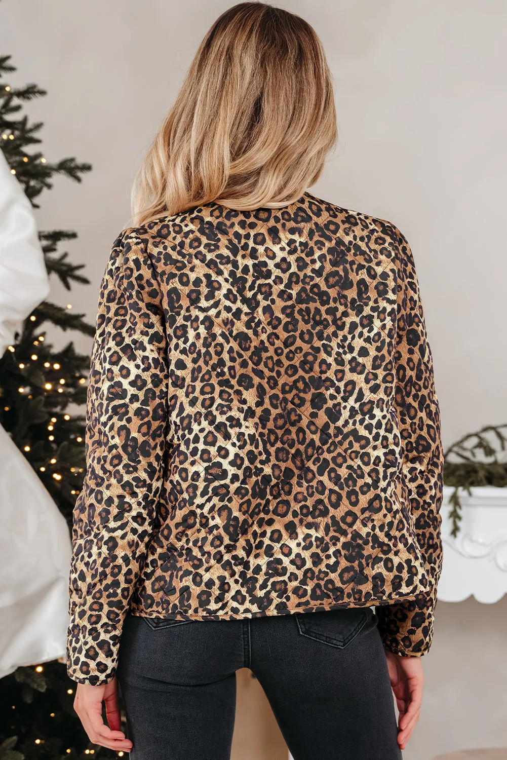 Threaded Pear Mara Quilted Tie Front Jacket sold by Zulily product image thumbnail 2