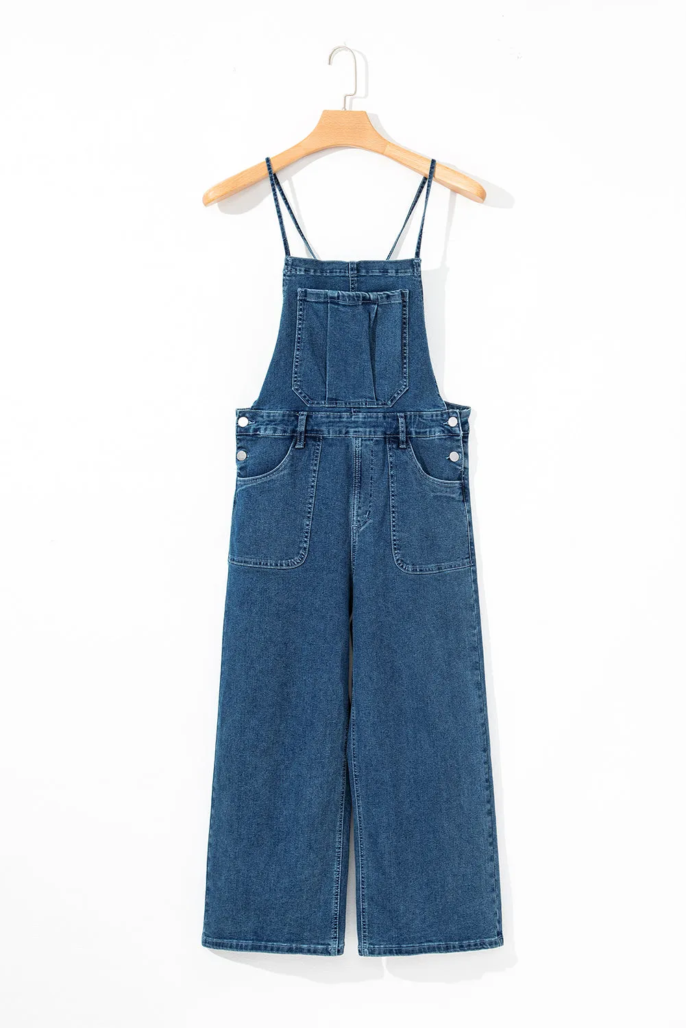 Threaded Pear Maya Cropped Wide Leg Overalls sold by Zulily product image thumbnail 5