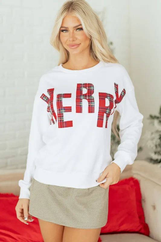 Threaded Pear Joanna Merry Christmas Vacation Sweatshirt sold by Zulily