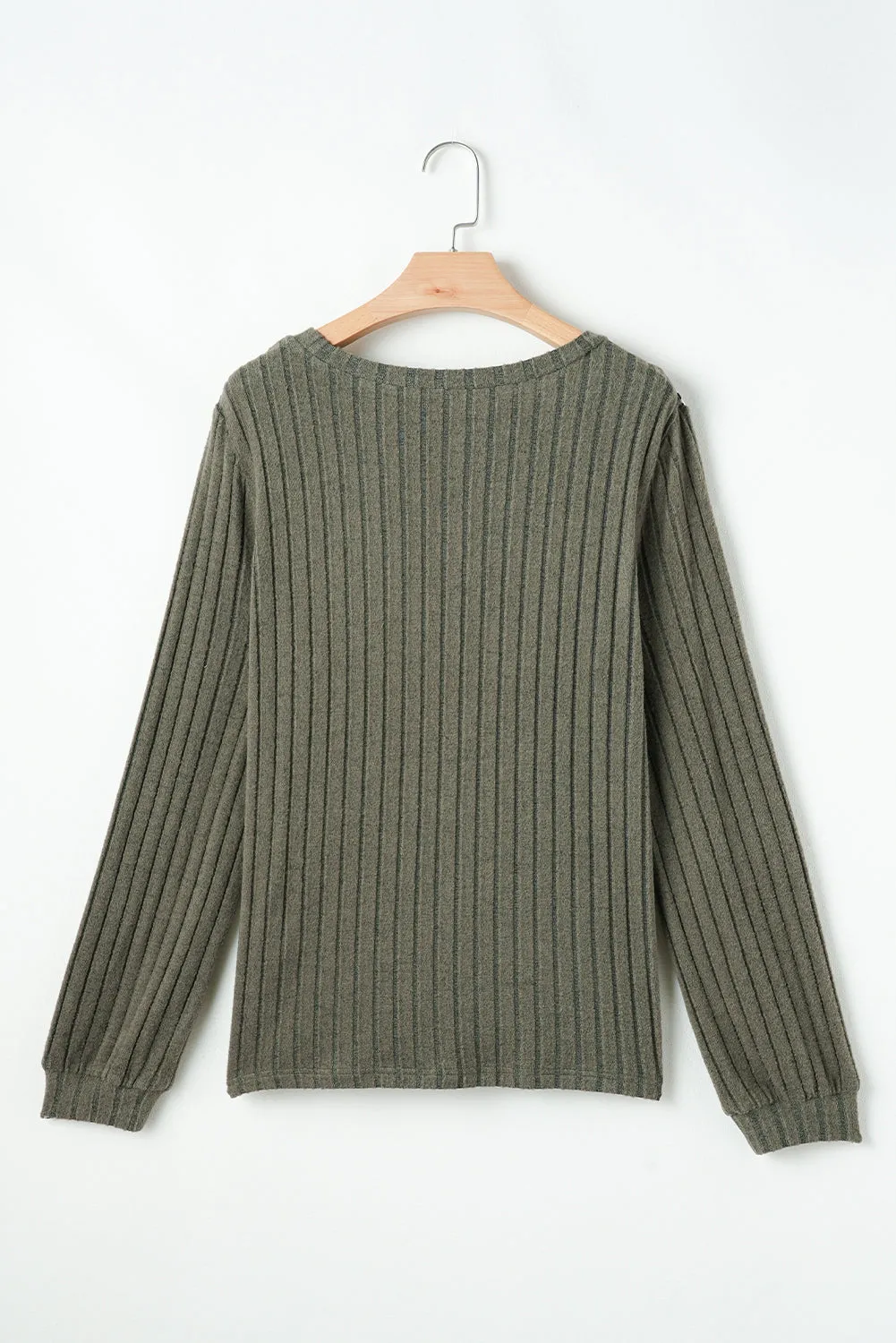 Threaded Pear Zelda Rib Textured Knit Top sold by Zulily product image thumbnail 2