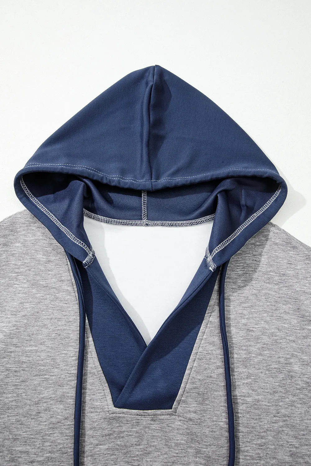 Threaded Pear Zariyah Block Patchwork Drawstring Hoodie sold by Zulily product image thumbnail 3