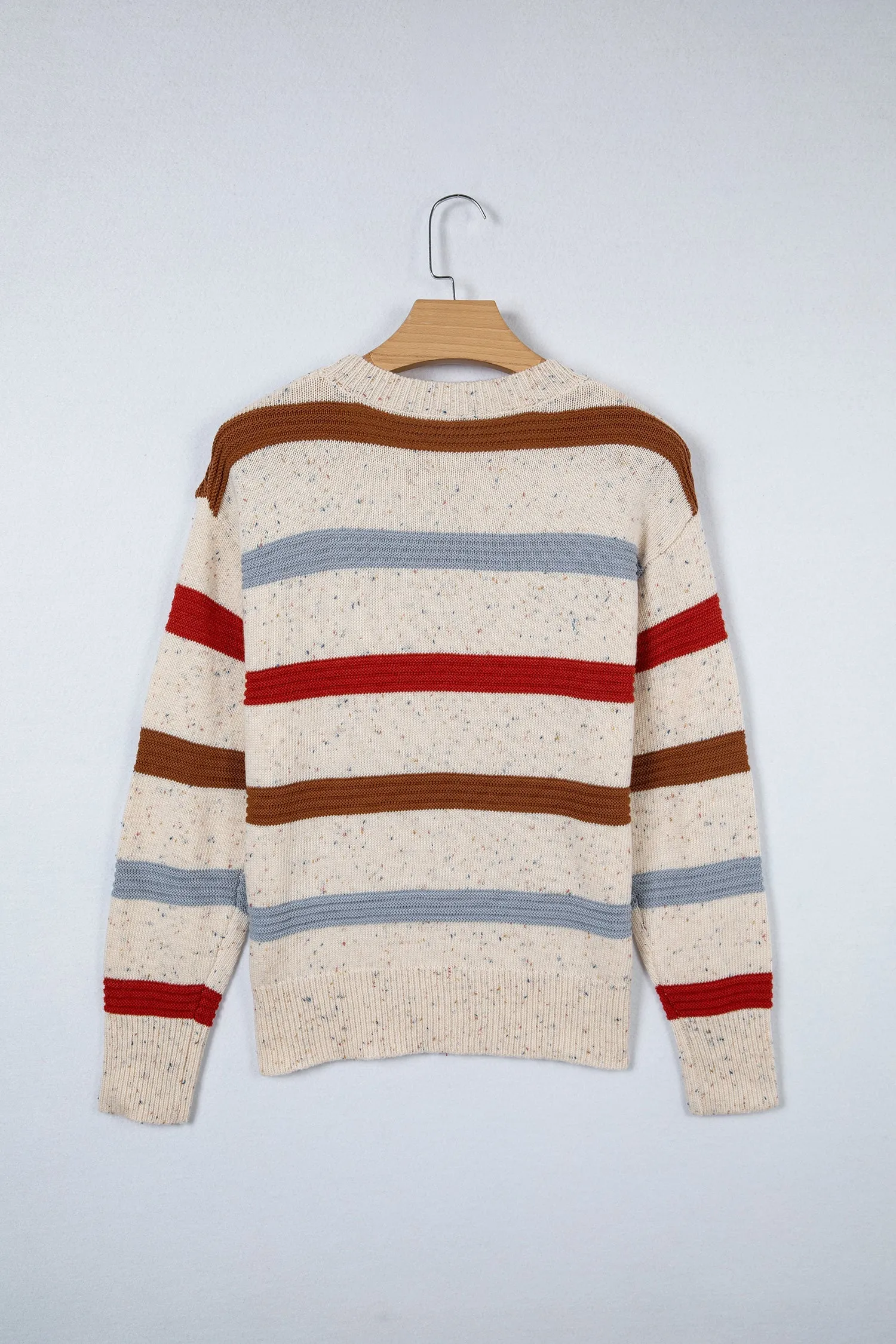 Threaded Pear Vivienne Shoulder Heathered Knit Sweater sold by Zulily product image thumbnail 2