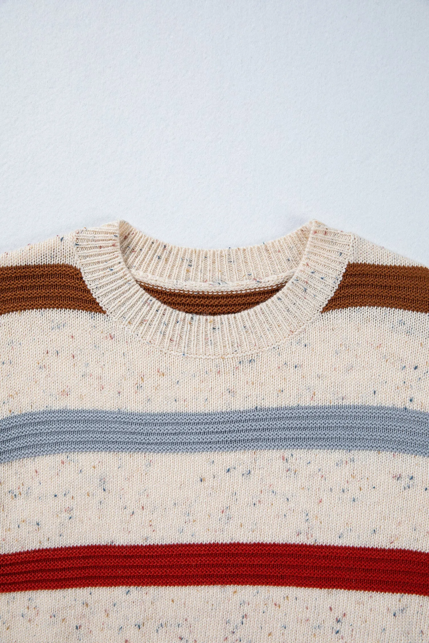 Threaded Pear Vivienne Shoulder Heathered Knit Sweater sold by Zulily product image thumbnail 3