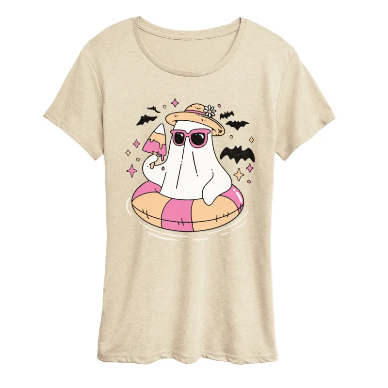 Instant Message - Ghost Beach - Women's Short Sleeve Graphic T-Shirt made by Zulily