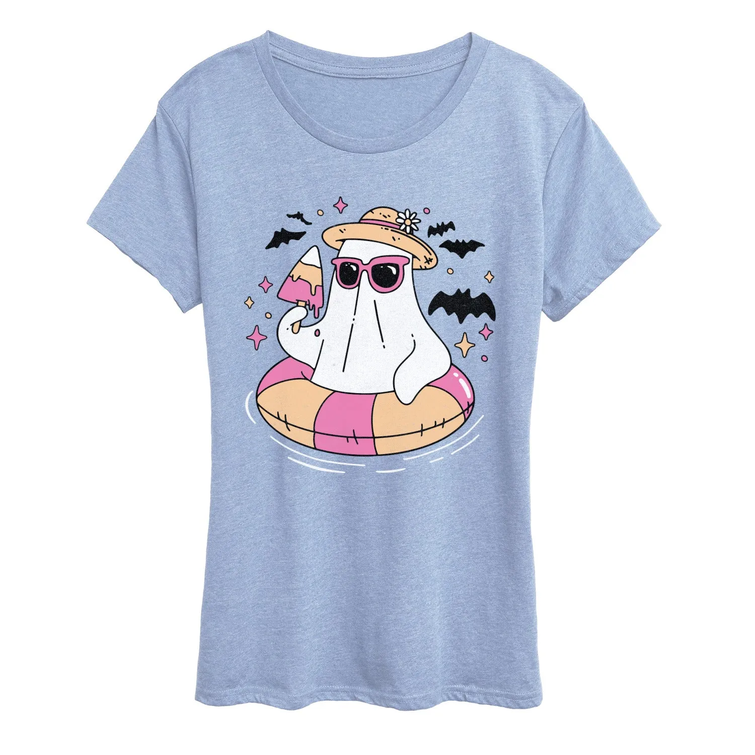 Instant Message - Ghost Beach - Women's Short Sleeve Graphic T-Shirt sold by Zulily product image thumbnail 2