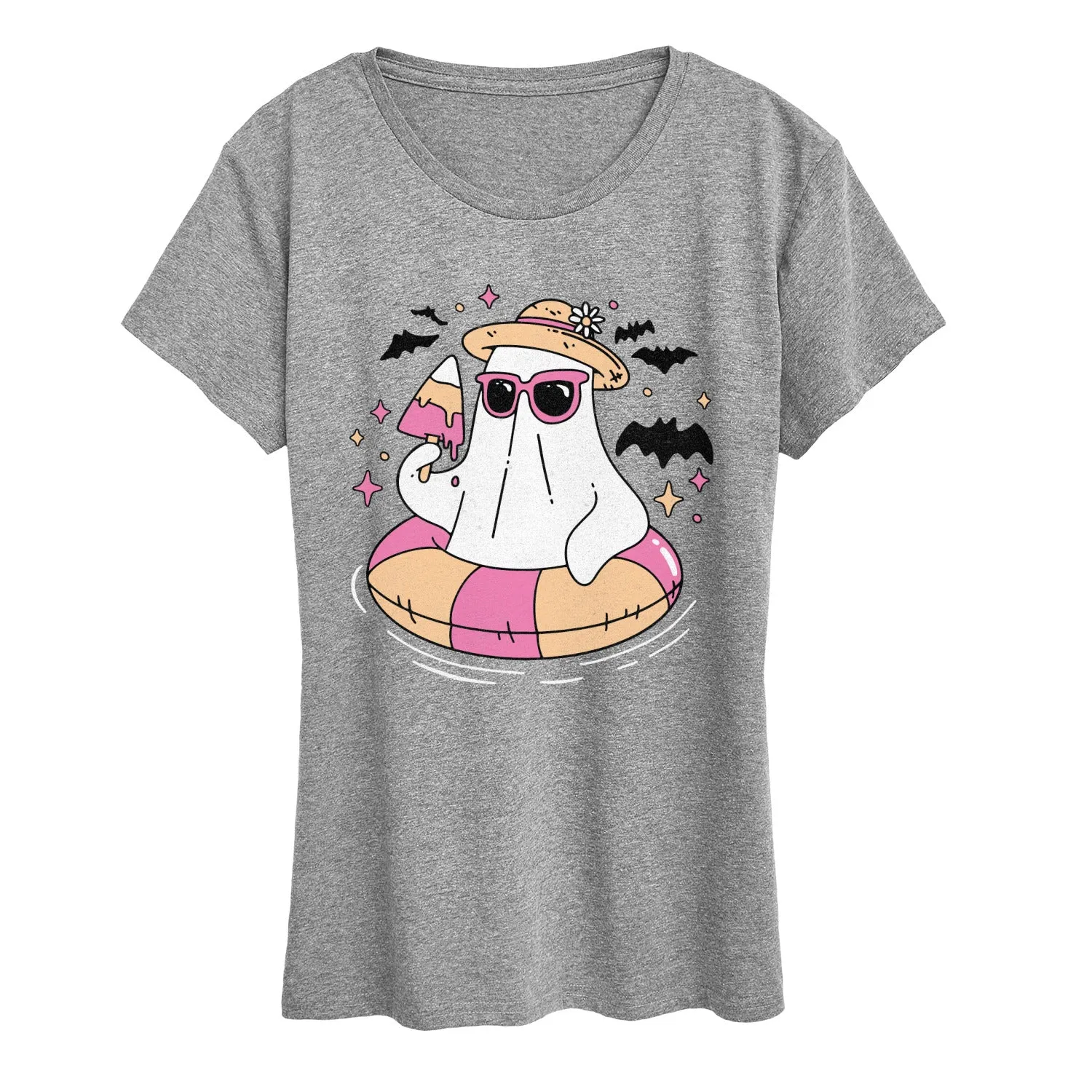 Instant Message - Ghost Beach - Women's Short Sleeve Graphic T-Shirt sold by Zulily product image thumbnail 3