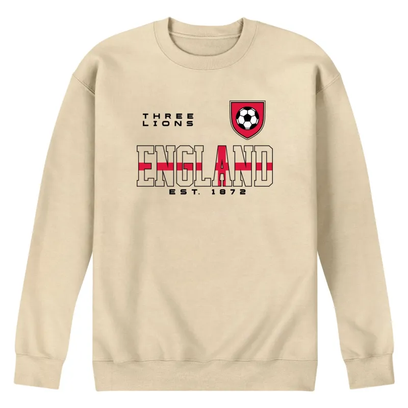 Instant Message - England Soccer Jersey - Men's Crew Fleece Sweatshirt sold by Zulily