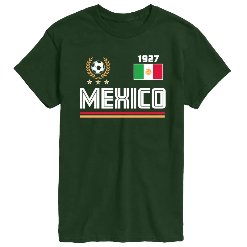 Instant Message - Mexico Soccer Jersey - Men's Short Sleeve Graphic T-Shirt sold by Zulily