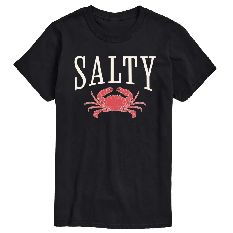 Instant Message - Salty Crab - Men's Short Sleeve Graphic T-Shirt made by Zulily