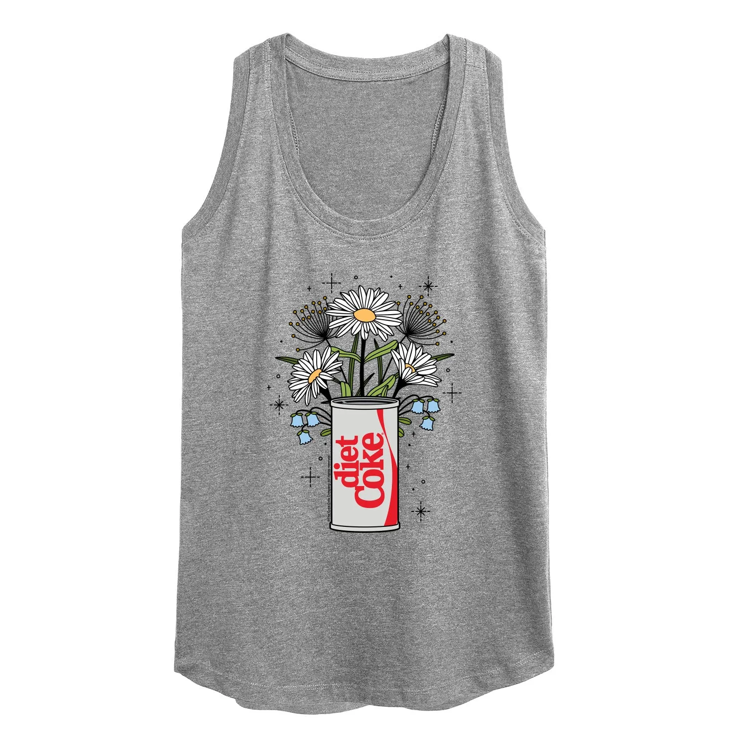 Diet Coke - Flowers With Coke Can - Women's Racerback Tank Top sold by Zulily product image thumbnail 2