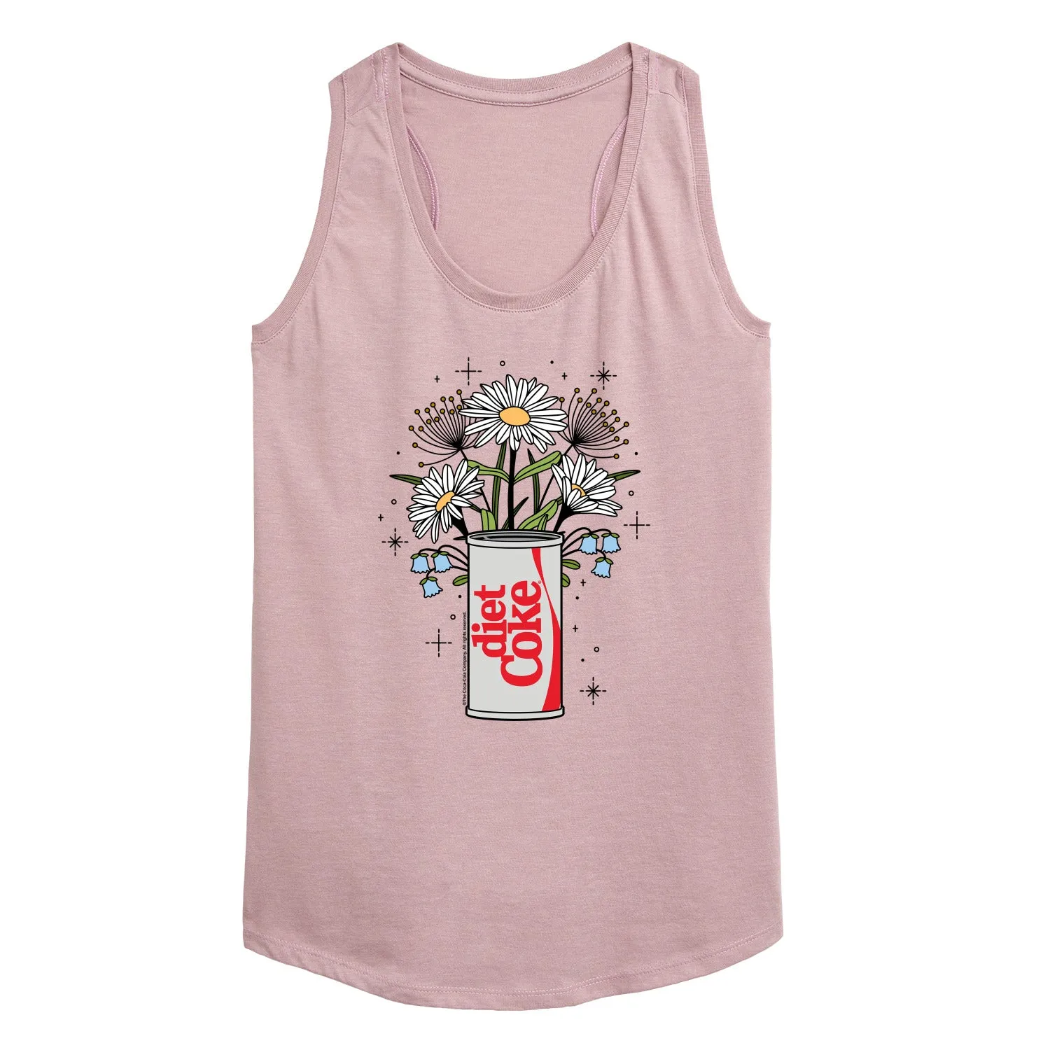 Diet Coke - Flowers With Coke Can - Women's Racerback Tank Top sold by Zulily product image thumbnail 3
