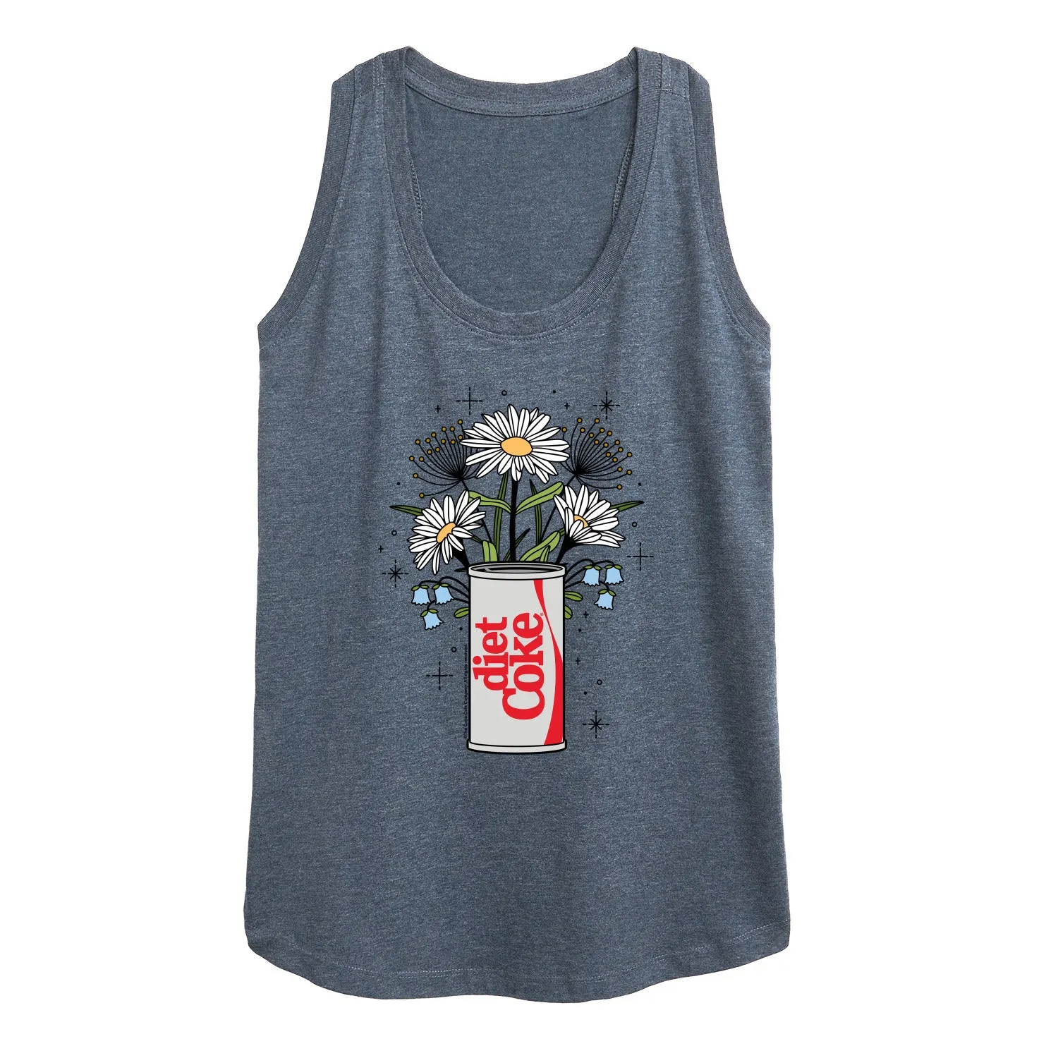 Diet Coke - Flowers With Coke Can - Women's Racerback Tank Top sold by Zulily