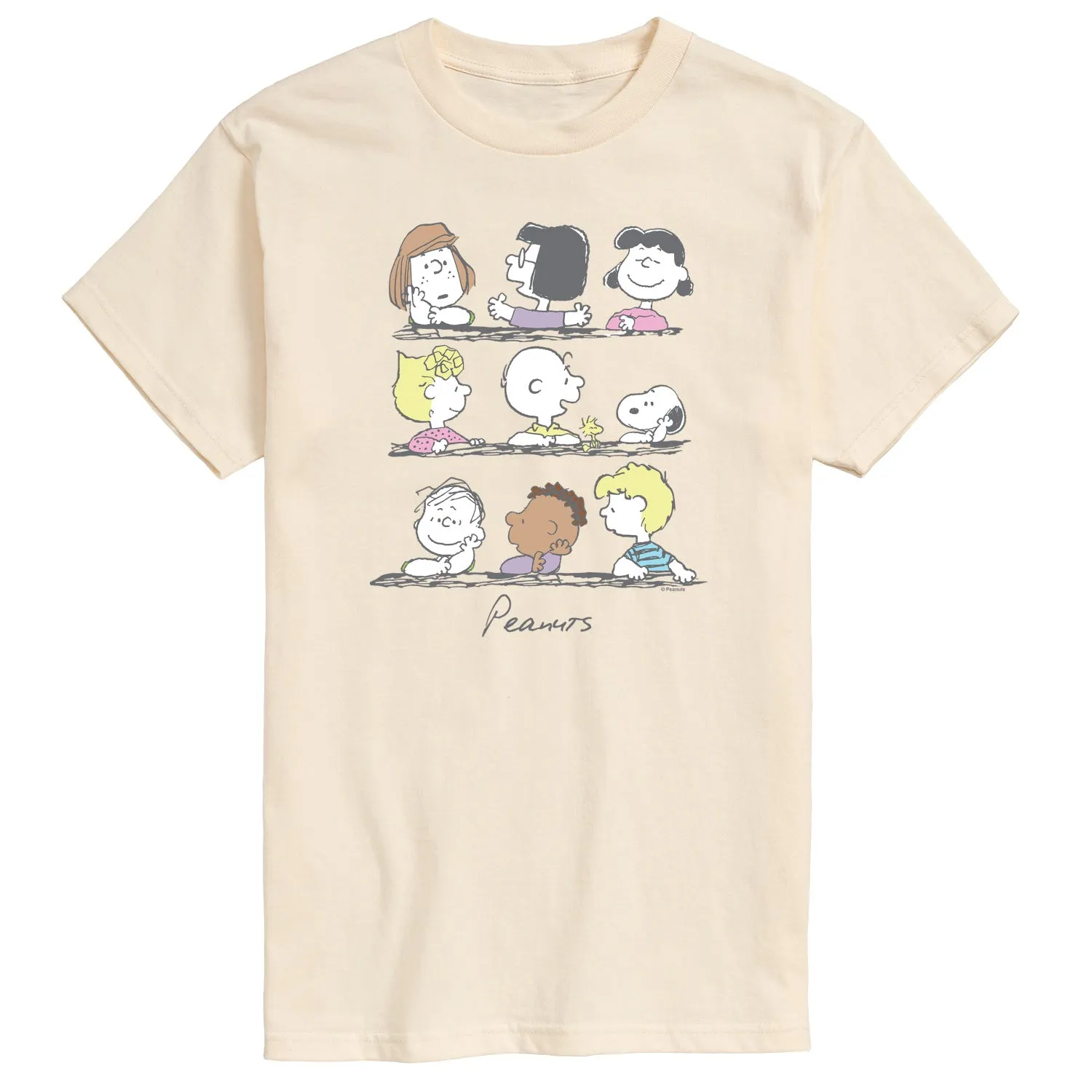 Peanuts - Snoopy And Friends - Men's Short Sleeve Graphic T-Shirt sold by Zulily