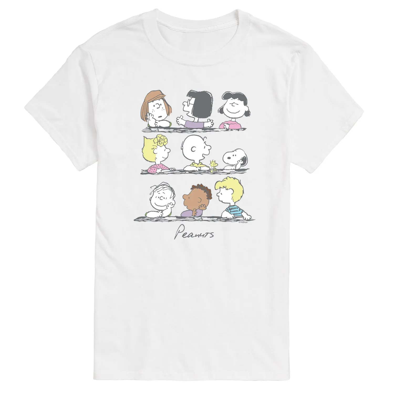Peanuts - Snoopy And Friends - Men's Short Sleeve Graphic T-Shirt sold by Zulily product image thumbnail 2