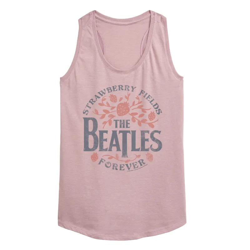 The Beatles - Strawberry Fields - Women's Racerback Graphic Tank made by The Beatles