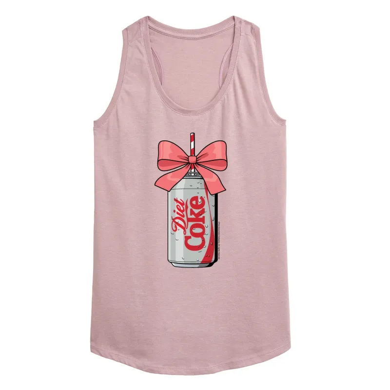 Diet Coke - Bow Diet Coke - Women's Racerback Graphic Tank sold by Zulily