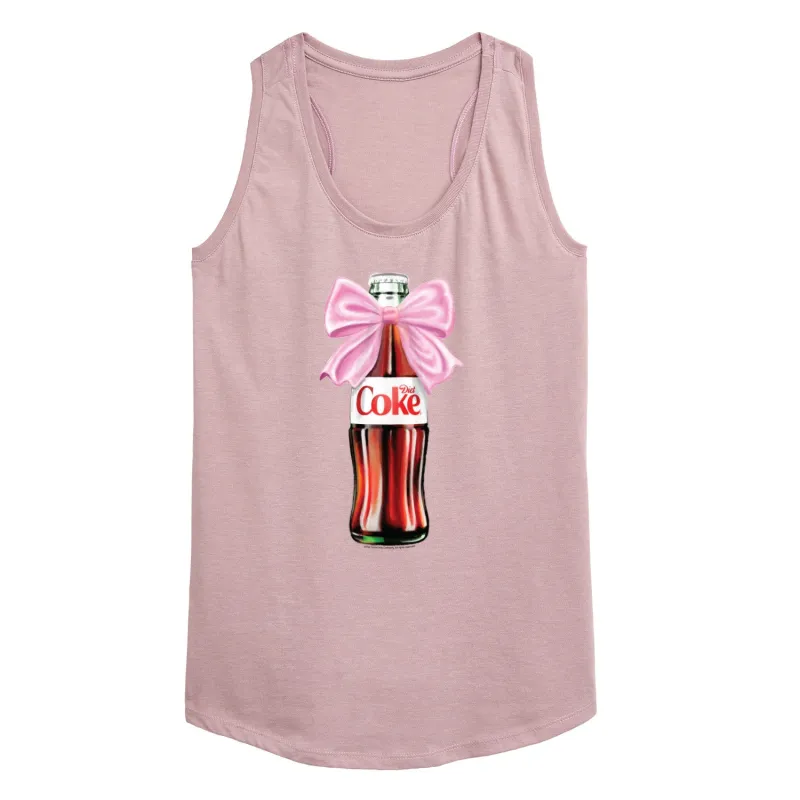 Diet Coke - Bottle Bow - Women's Racerback Graphic Tank sold by Zulily