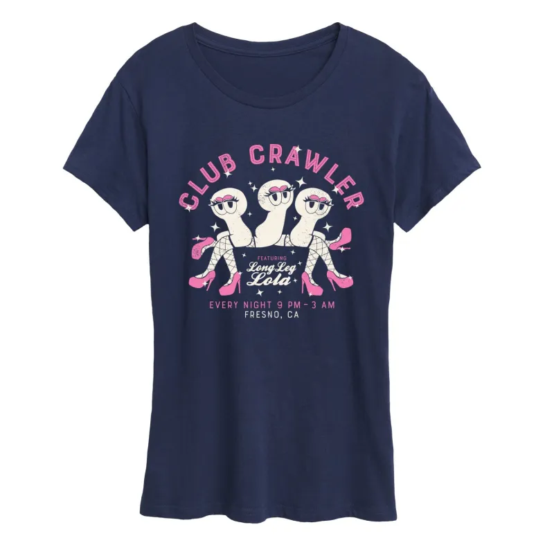 Instant Message - Club Crawler - Women's Short Sleeve Graphic T-Shirt made by Zulily