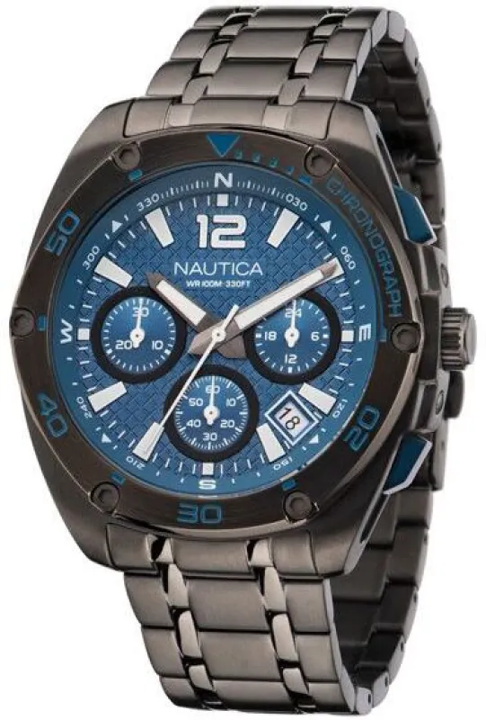Nautica Tin Can Bay Chrono Mens made by Nautica