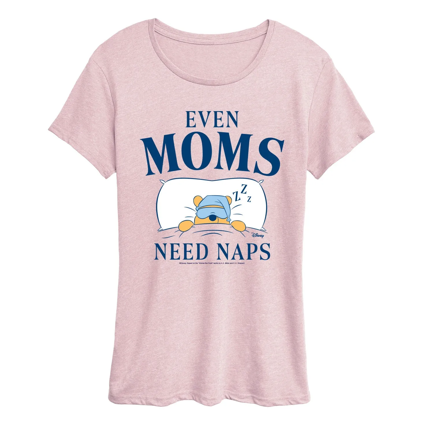 Winnie the Pooh - Even Moms Need Naps - Women's Short Sleeve Graphic T-Shirt sold by Zulily product image thumbnail 2