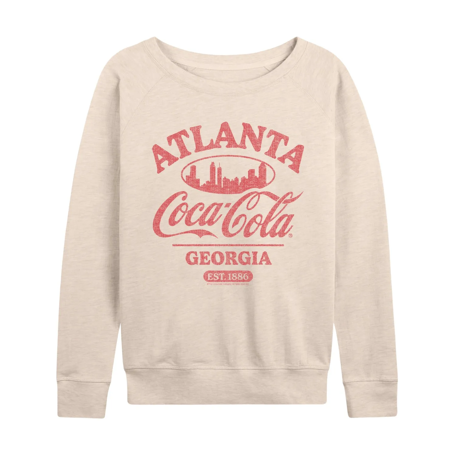 Coca-Cola - Atlanta - Women's French Terry Long Sleeve Pullover sold by Zulily product image thumbnail 2