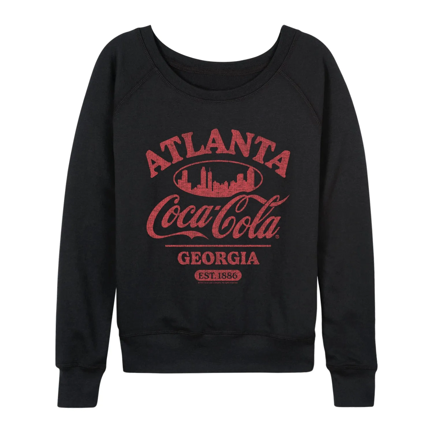 Coca-Cola - Atlanta - Women's French Terry Long Sleeve Pullover sold by Zulily product image thumbnail 3