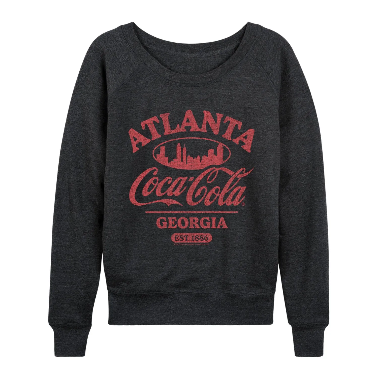 Coca-Cola - Atlanta - Women's French Terry Long Sleeve Pullover sold by Zulily