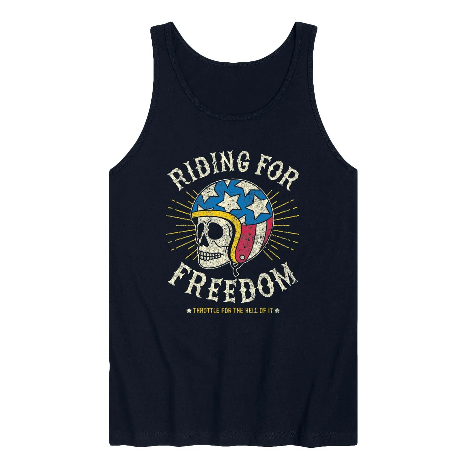 Instant Message - Riding For Freedom - Men's Sleeveless Graphic Tank sold by Zulily product image thumbnail 2